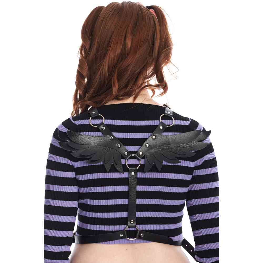 Banned - Fallen Angel Harness - Schwarz